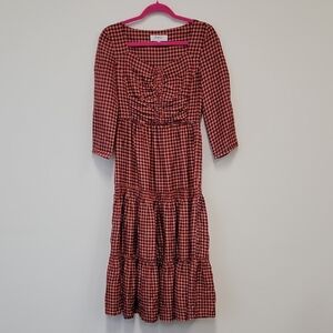 Sea Silk Cottagecore Long Sleeve Dress